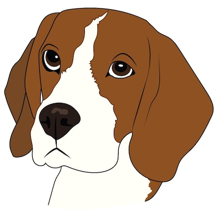 Signmission Beagle Dog Decal, Dog Lover Decor Vinyl Sticker D-12-Beagle